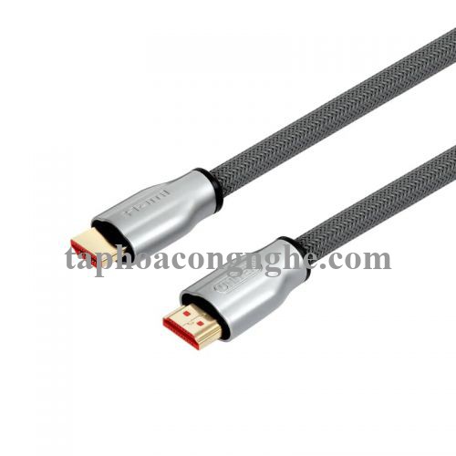 Unitek 96027 Y-C139RGY 3M 4k 60Hz 2.0 Màu Xám Cáp Hdmi bọc lưới cao cấp 30096027